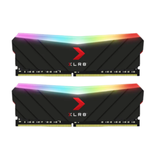 PNY XLR8 Gaming Epic-X RGB 16GB (2x8GB) 3200MHZ RGB DDR4 Desktop Memory Kit - Black