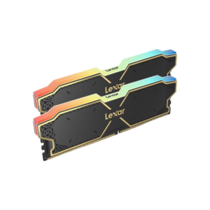 Lexar Thor RGB 32GB (2x16GB) 6000MT/s DDR5 Desktop Memory Kit - Black