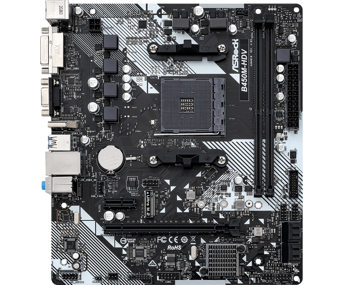 Asrock B450M-HDV R4.0 - Image 2