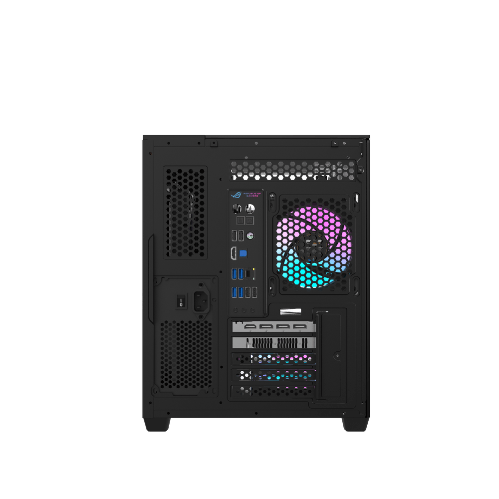 DarkFlash TH285M M-ATX Dual Chamber Case (Black) - Image 6