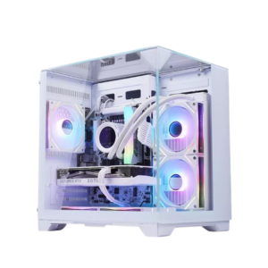 GameKM Buffoon S1 Dual Chamber MATX Case (White)