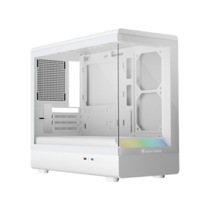 Jungle Leopard MS01 MATX Case (White)