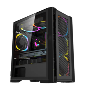 Keytech Visor Mesh MATX Case (Black)