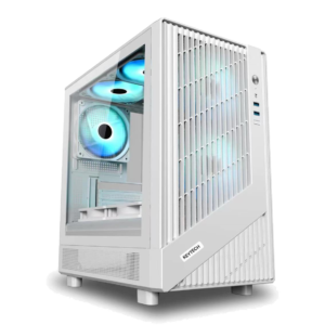 Keytech T5000 MATX Case (White)